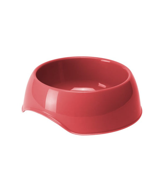 Moderna Gusto Food Bowl – Red – Size M – Medium Size Pet Feeding Bowl with Non-Slip Bottom