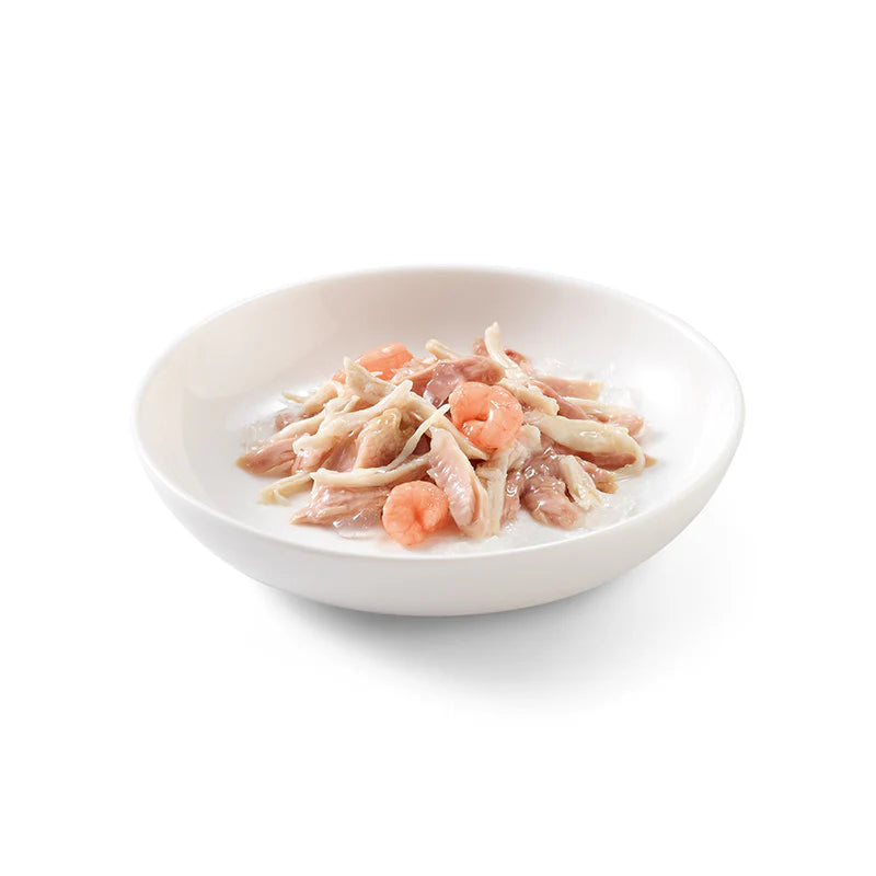 Schesir Cat Pouch Tuna with Chicken & Shrimps Wet food 50G