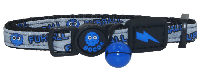 Doco  Reflective  Cat  Collar BLUE