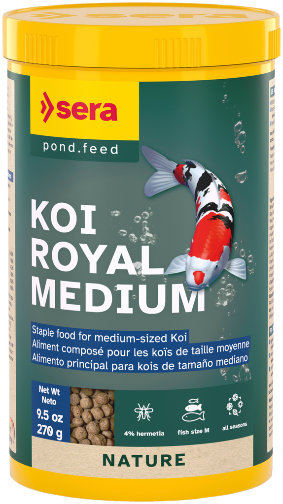 Sera Koi Royal Medium Nature Fish Food 1000ML – Balanced Daily Diet