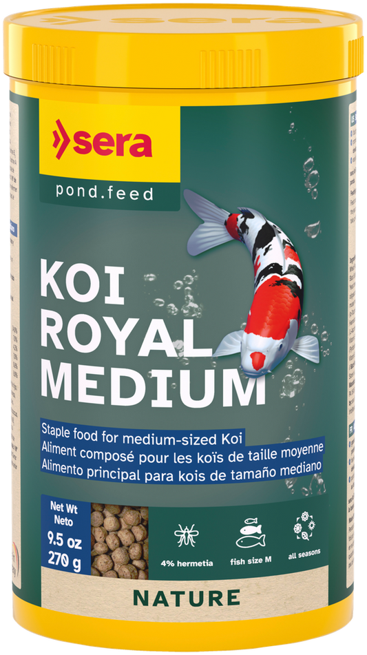 Sera Koi Royal Medium Nature Fish Food 1000ML – Balanced Daily Diet