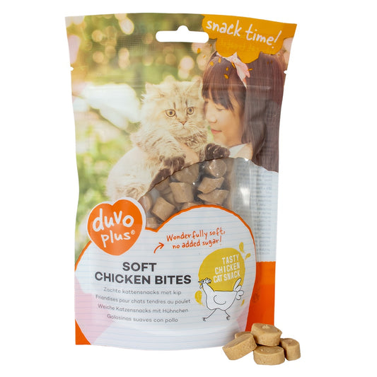 Duvo+ Soft Chicken Bites for Cats – 50g