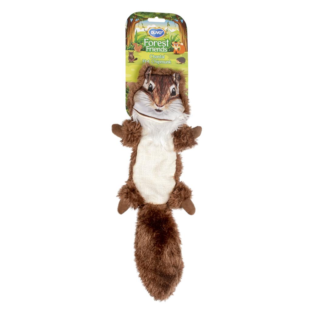 Duvo+ Forest Friends Squirrel Dog Toy – 44cm Soft Plush