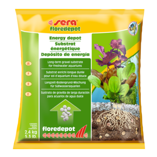 Sera Floredepot Plant Substrate 2.4KG Bag – Aquarium Root Fertilizer