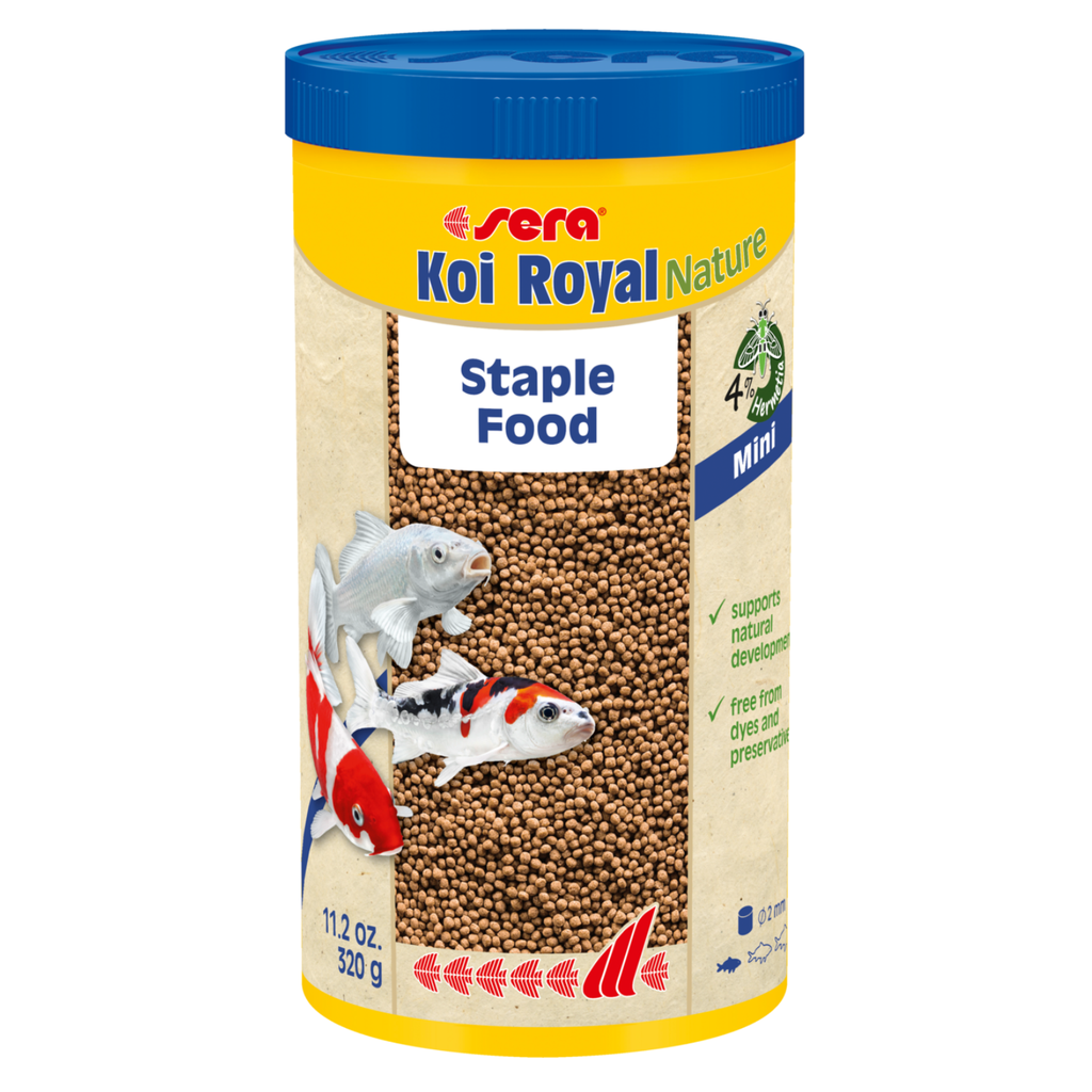 Sera Koi Royal Mini Nature Fish Food 1000ML – Small Pellet Pond Feed