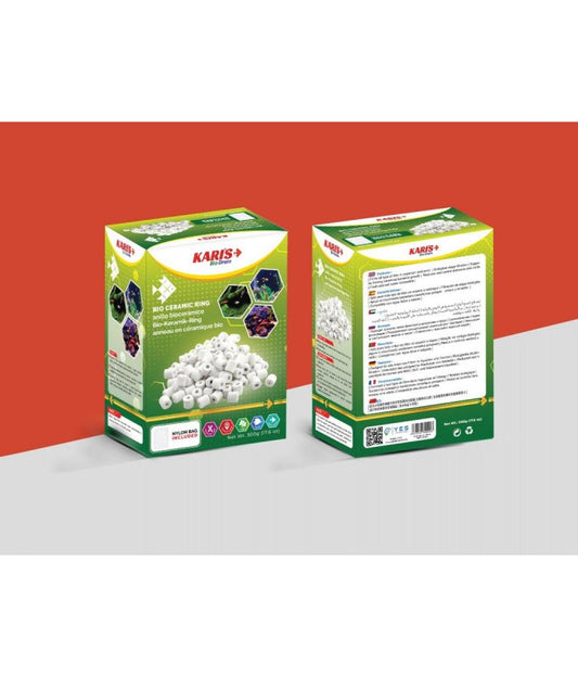 Karis Bio Ceramic Rings – Aquarium Filter Media – 500g Pack