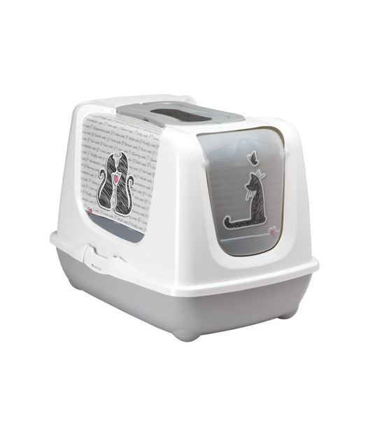 Moderna Trendy Cat Litter Box L – Grey Covered Litter Tray