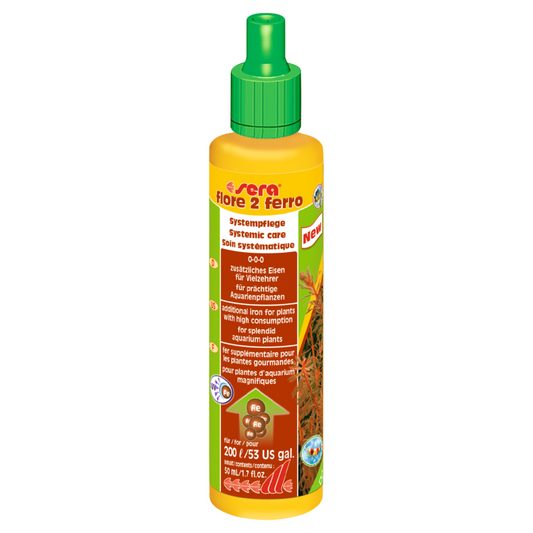 Sera Flore 2 Ferro 50ML – Iron Supplement for Aquarium Plants