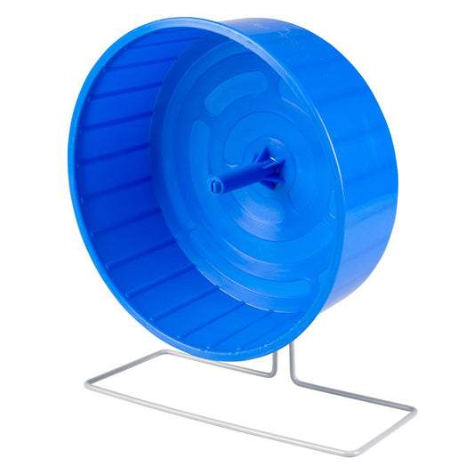 Duvo+ Activity Wheel M – Ø20cm Plastic Exercise Wheel for Small Pets, Blue