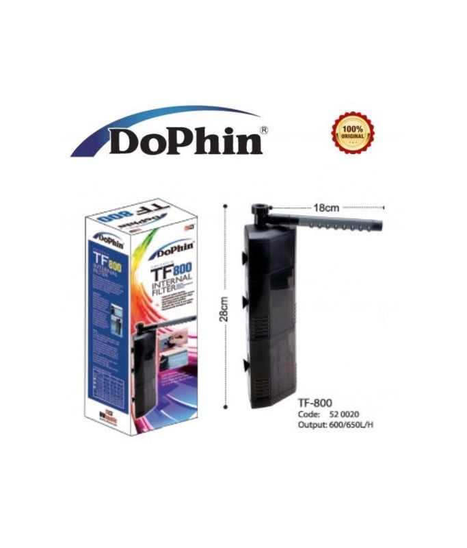 KW Zone Dophin Aquarium Triangle Internal Filter with Rainbar – Max Output