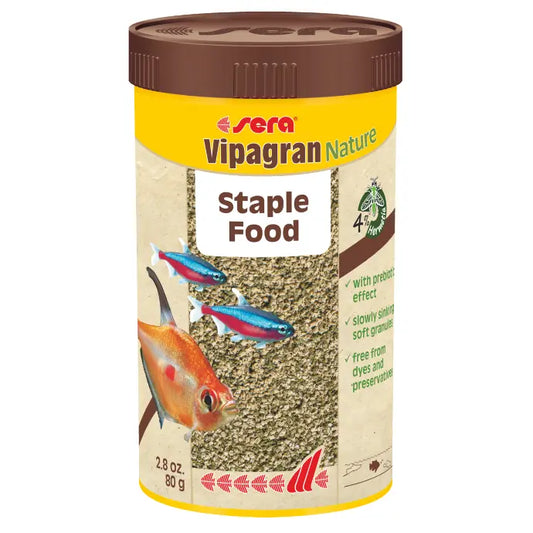 Sera Vipagran Nature – 1L/300g Balanced Granulated Aquarium Food