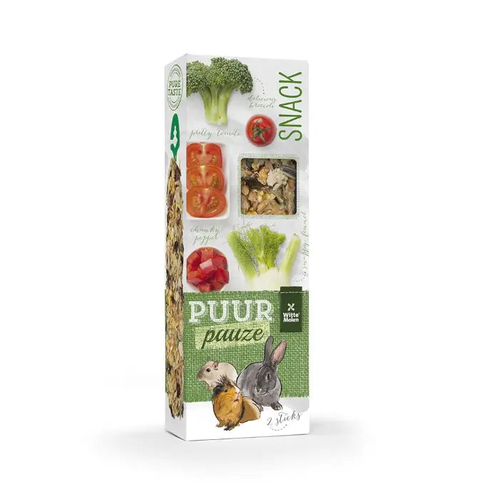 Witte Molen Puur Pauze Stick – Broccoli & Tomato 110g