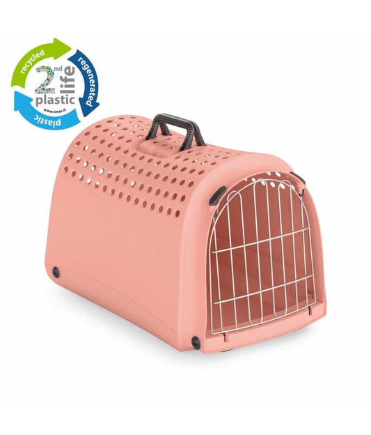 Imac Linus Pet Carrier – Coral – 52.5×32×34.5 cm – Second Life Plastic