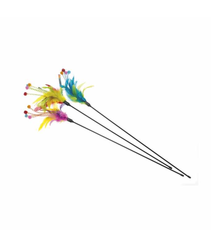 Imac Cat Toy Cane with Feathers – 50cm