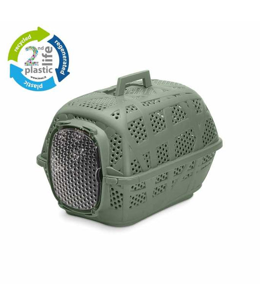 Imac Carry Sport Eco Pet Carrier – Sage Green, 50.5×44.5×35cm