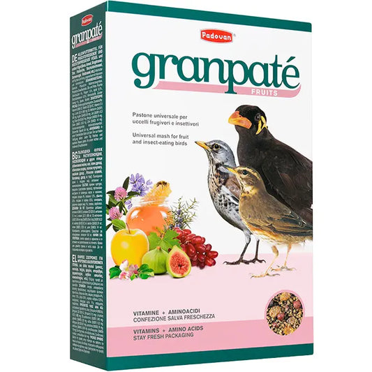 Padovan GranPatee Fruits – 1kg Soft Egg Food for Birds