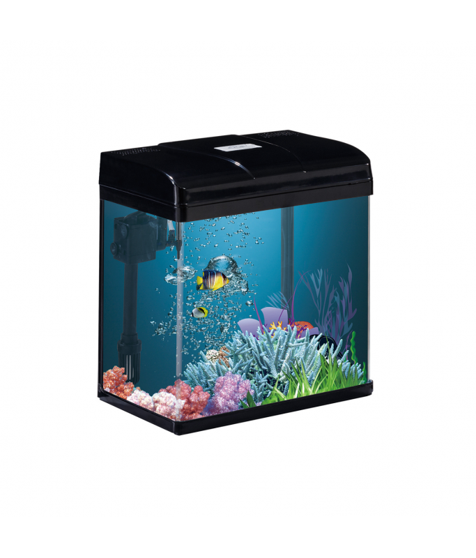 Karis PF-Series Home Aquarium – 285×180×320 mm – Black