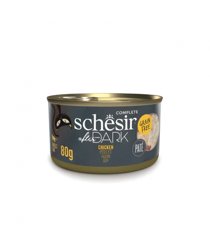 Schesir After Dark Cat Patè Chicken Wet Food 80G