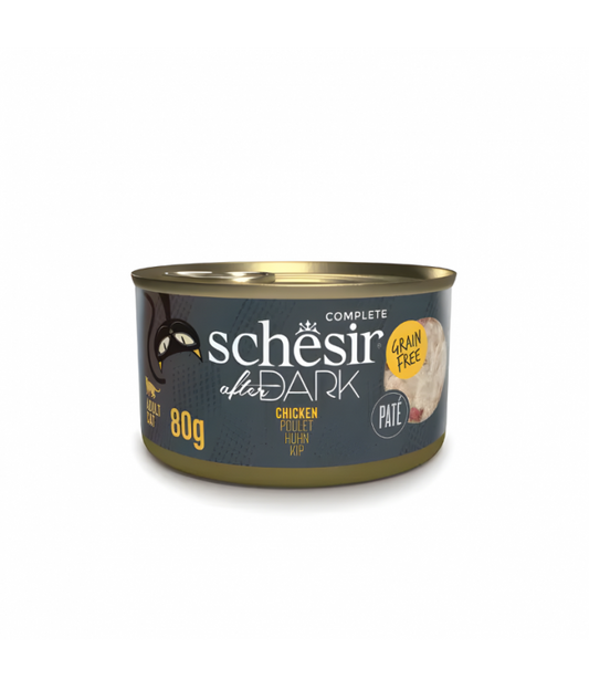Schesir After Dark Cat Patè Chicken Wet Food 80G