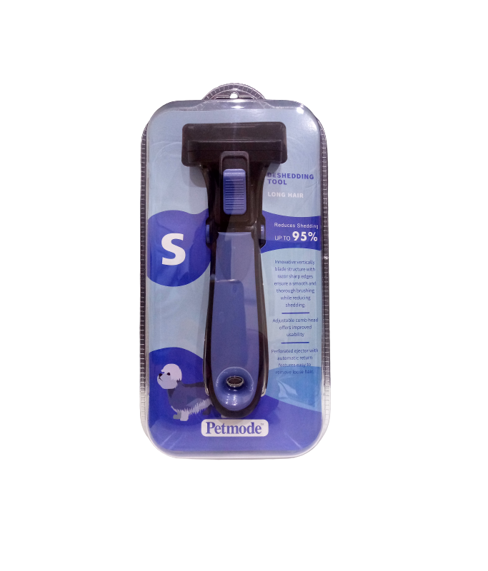 Pet Mode Deshedding Tool Long Hair Dogs – S Size Grooming Brush