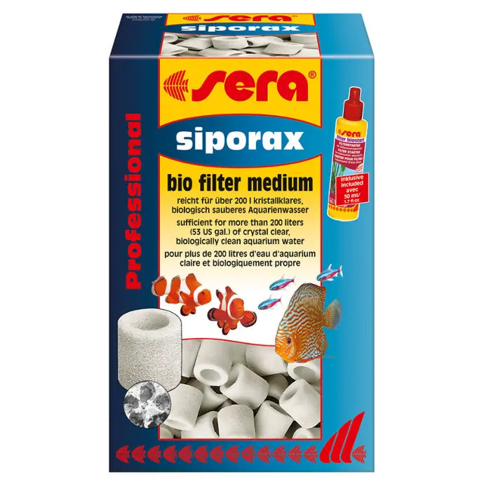 Sera Siporax Professional Bio Filter Media Aquarium Filtration - 1L