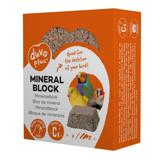 Duvo+ Mineral Block for Small Pets – 80g, 6.5x5.3x2.5cm