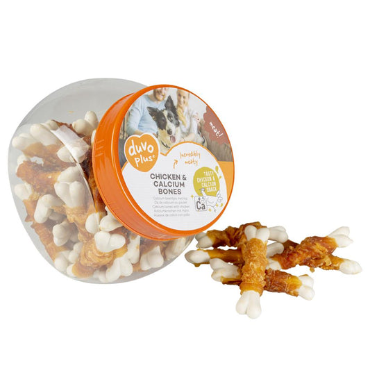Duvo+ Chicken & Calcium Bones Dog Treats – 500g