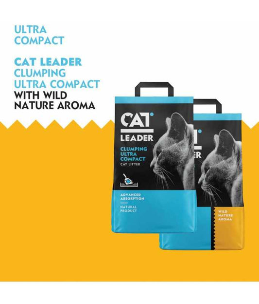 Cat Leader Ultra Compact Cat Litter – 5kg Unscented Formula
