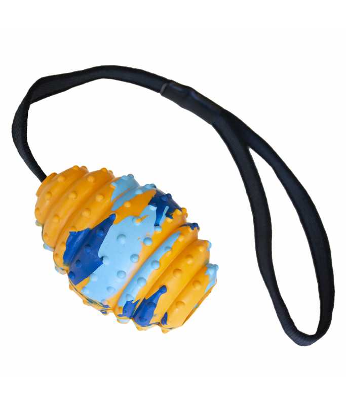 Duvo+ Rubber Rugby Smash Dog Toy