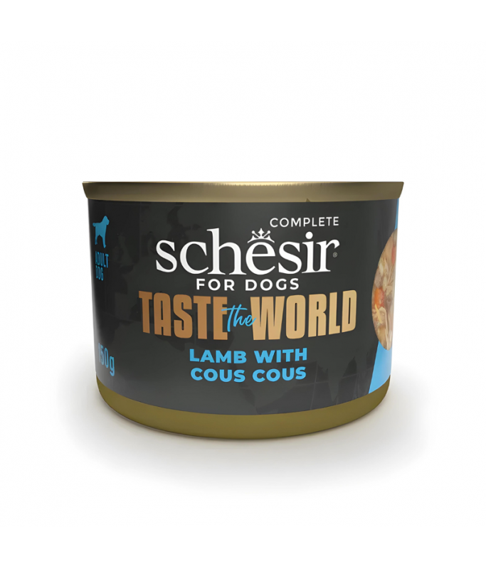 Schesir Dog Wet Food Taste the World – Lamb & Couscous 150G
