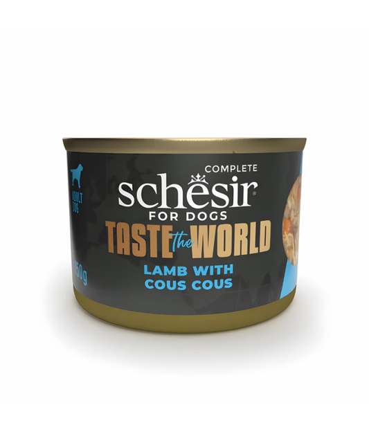 Schesir Dog Wet Food Taste the World – Lamb & Couscous 150G