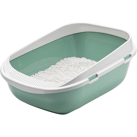 Moderna Mega Step Cat Litter Tray 65.6x48.2x28.5cm – Green