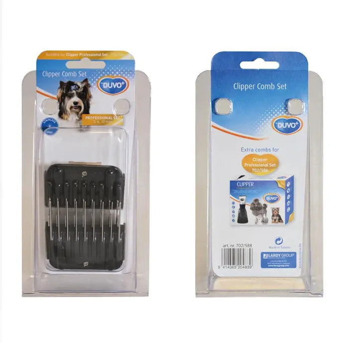 Duvo+ Clipper Comb Set – 3 / 6 / 10 mm – Compatible with Andis & Duvo+ Clippers