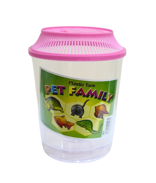 KW Zone Plastic Aquarium Tank – 10cm – Small Betta Fish Container