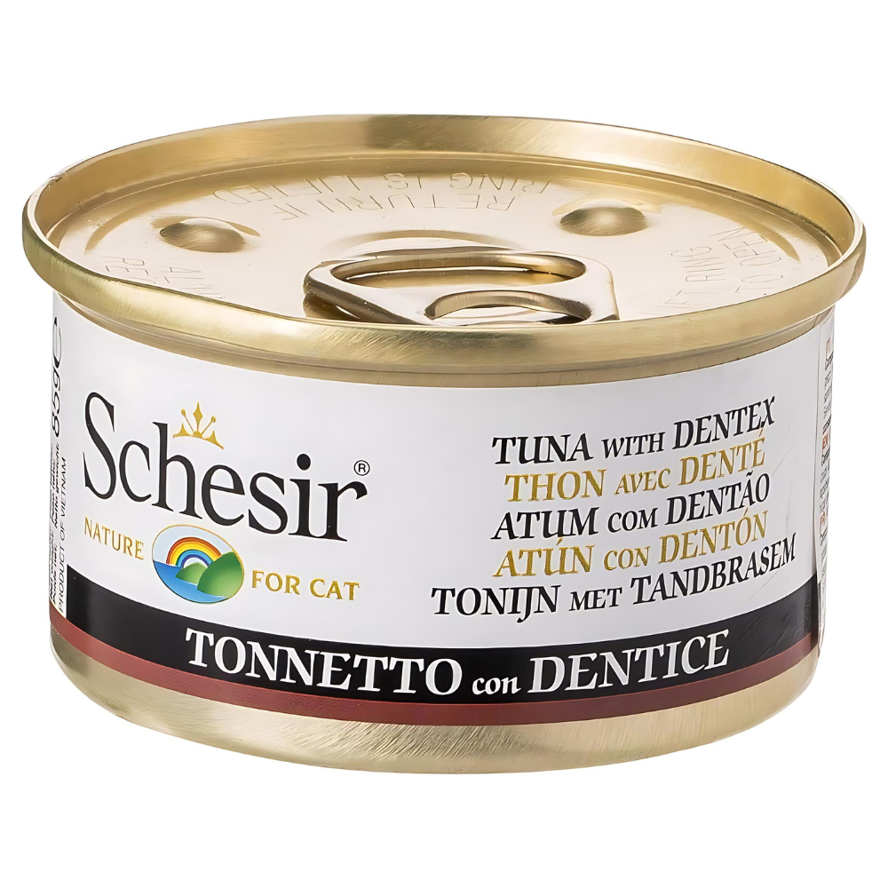 Schesir Cat Wet Food Tuna with Dentex 85g