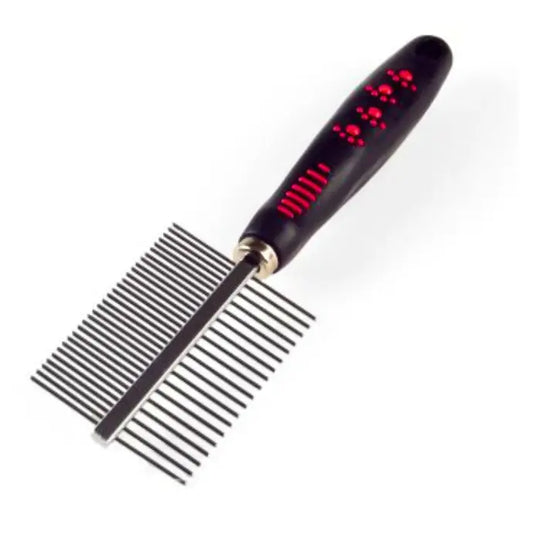 Padovan Pet Two-Sided Grooming Comb – Anti-Tangle & Deshedding Tool