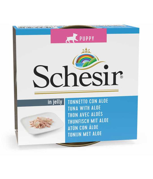 Schesir Puppy Wet Food Tuna & Aloe 150G