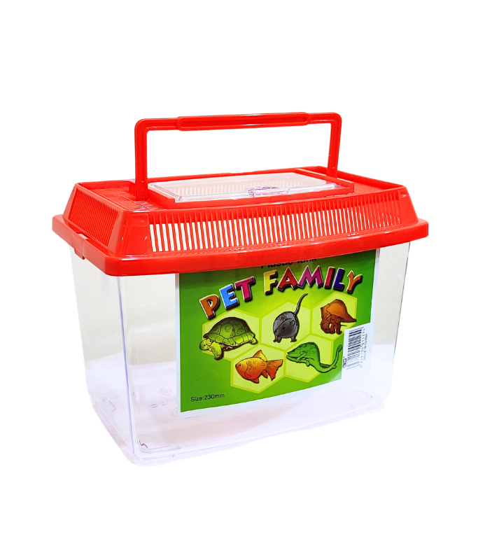 KW Zone Plastic Aquarium Tank – 23cm – Large Transparent Fish Tank
