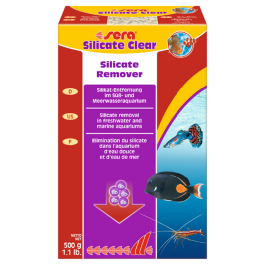 Sera Marin Silicate Clear 500G – Silicate Remover for Marine Tanks