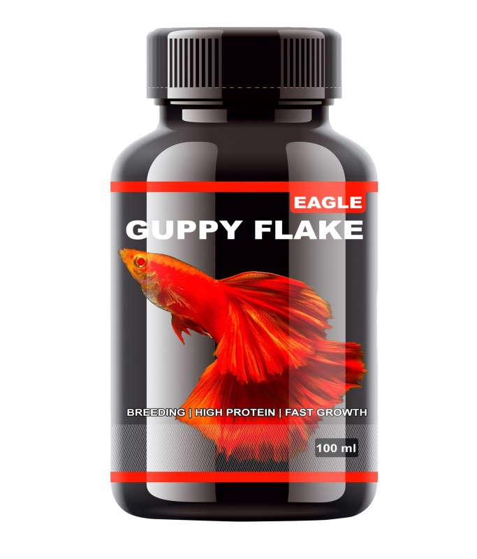 Horizone Eagle Guppy Flakes Fish Food – 100ml