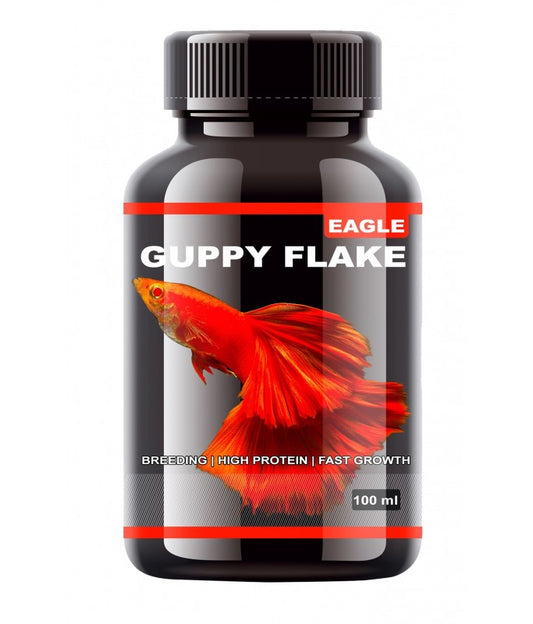 Horizone Eagle Guppy Flakes Fish Food – 100ml
