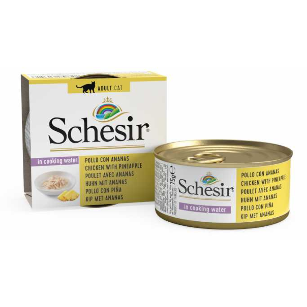 Schesir Cat Wet food Chicken with Pineapple  75G