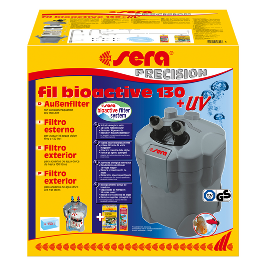 Sera Fil Bioactive UV 130+ – Aquarium Filter with UV-C System