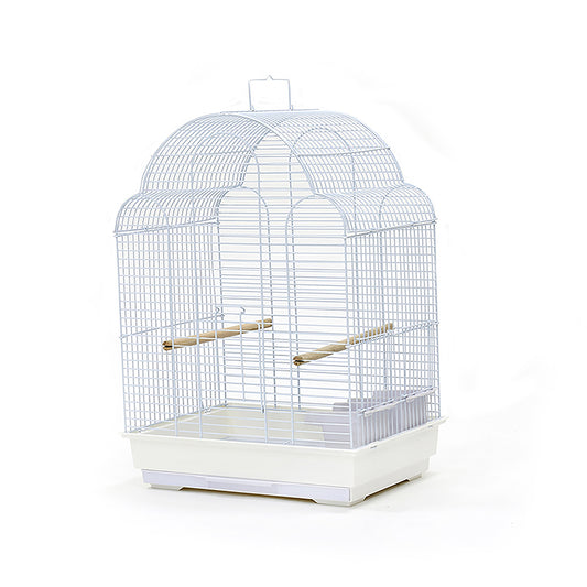 Dayang Bird Cage Medium 42x30x57cm ‚White Finish ‚Bird Accessory