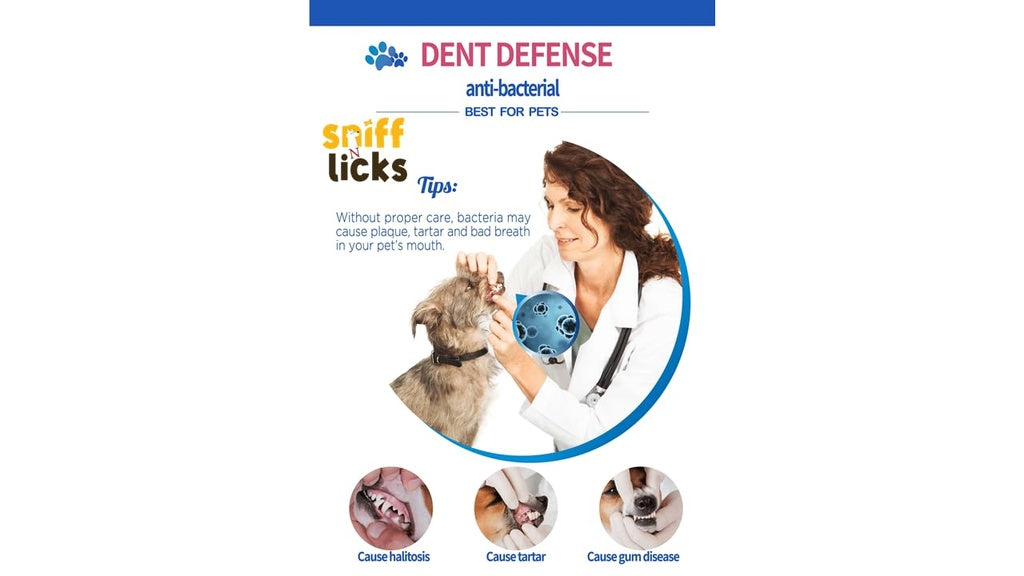 Gnawlers Dent Defense Dog Treats – 7pcs, 105g Antibacterial Chews