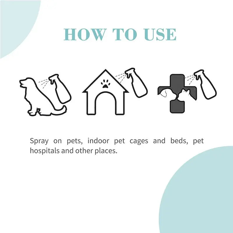 Bioline Deodorizing Spray 500ml Long-Lasting Freshness for Pets