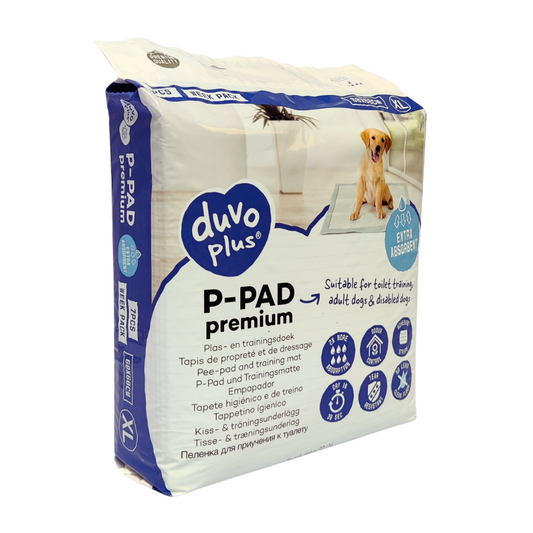 Duvo+ Pet Pads Premium XL – 60x60cm, 7pcs, Week Pack