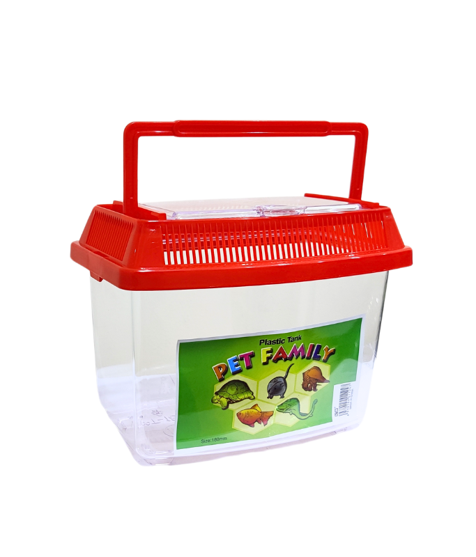KW Zone Plastic Aquarium Tank – 18cm – Medium Fish Breeding Container