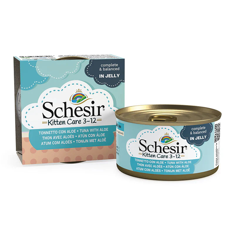 Schesir Kitten Can Tuna with Aloe 85G