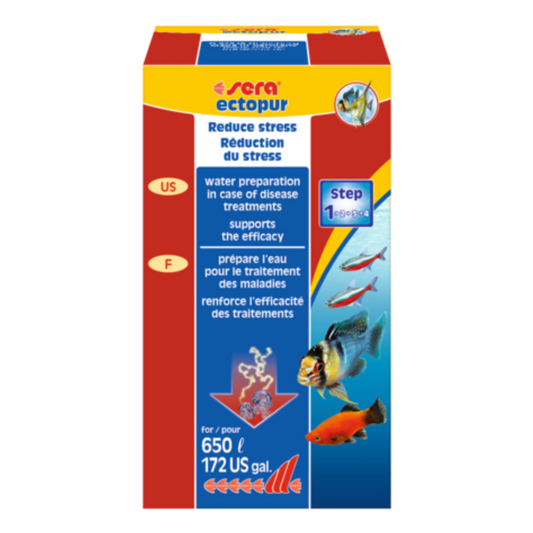 Sera Ectopur 130G – Aquarium Salt for Stress & Parasite Support